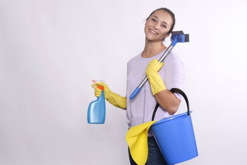 Hospitality cleaning in a Battersea restaurant interior